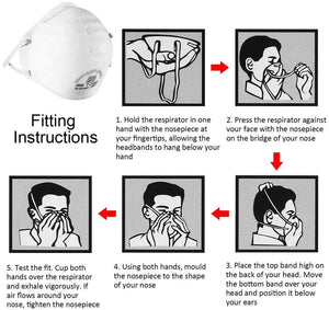 Disposable anti-dust face masks