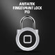 USB Charging Fingerprint Padlock
