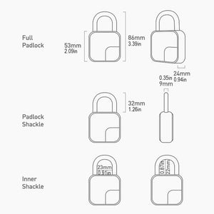 Waterproof Electronic Fingerprint Padlock