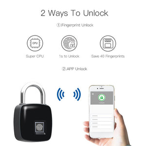 Wireless Fingerprint Padlock