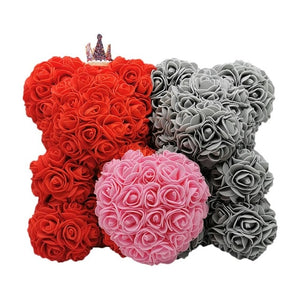 Rose Flower Bear