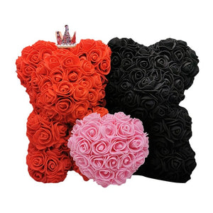 Rose Flower Bear