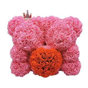 Rose Flower Bear